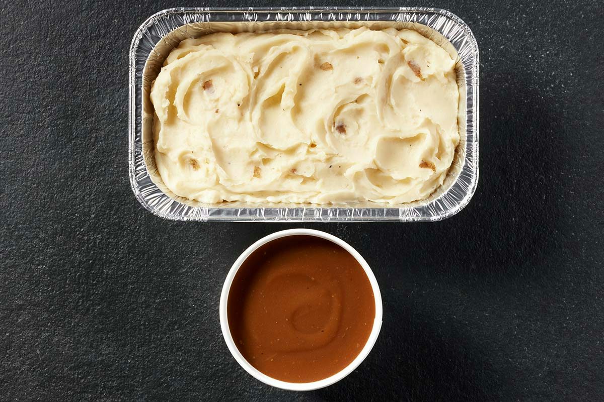 Mashed Potatoes w/ Brown Gravy